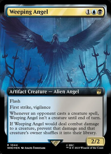 Ange pleureur, carte Magic WHO 1044 — extension Doctor Who