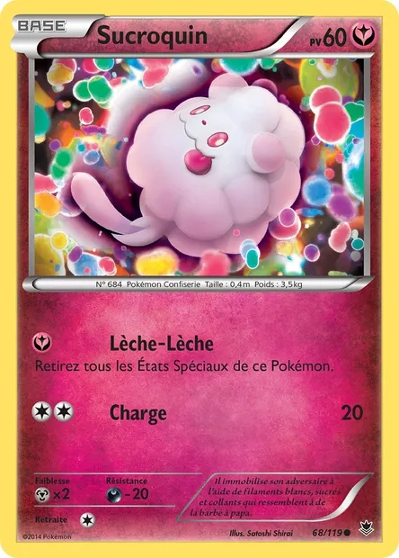 Sucroquin, carte Pokémon PHF 68 — extension Vigueur Spectrale