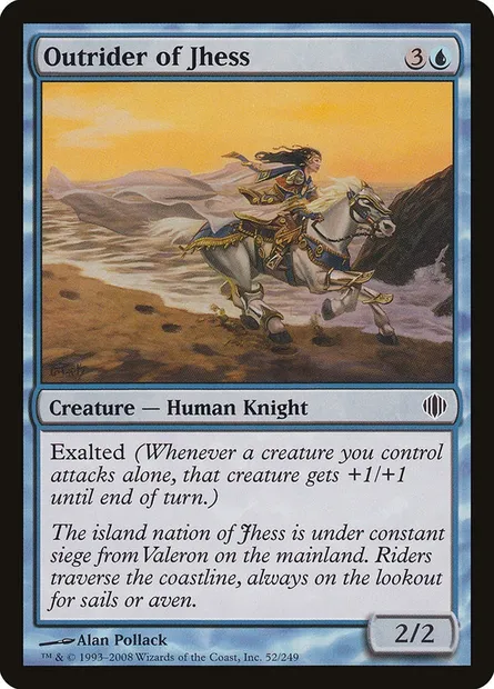 Outrider of Jhess, Magic card ALA 52 — Shards of Alara set