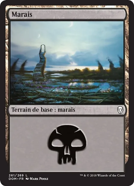 Marais, carte Magic DOM 261 — extension Dominaria