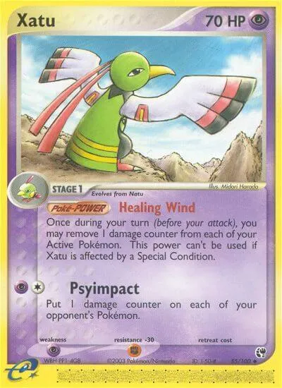 Xatu, Pokémon card SS 55 — Sandstorm set