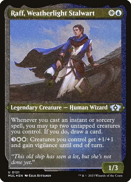 Raff, vaillant de l'Aquilon, carte Magic MUL 121 — extension Multiverse Legends