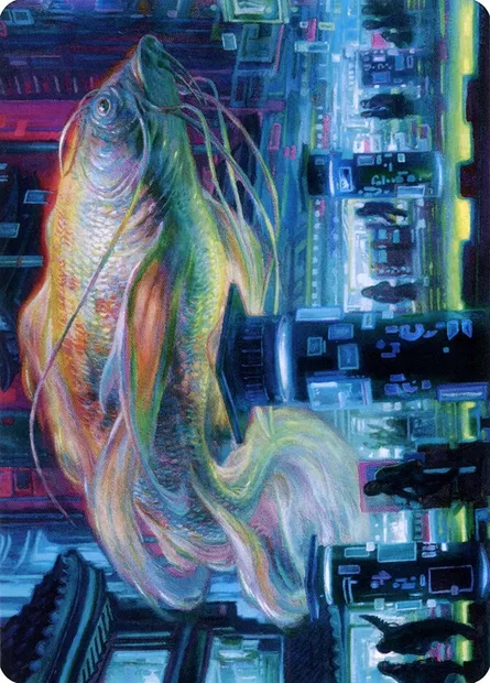 Skyswimmer Koi // Skyswimmer Koi, Magic card ANEO 3 — Neon Dynasty Art Series set