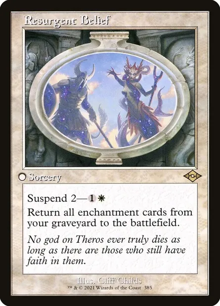 Resurgent Belief, Magic card MH2 385 — Modern Horizons 2 set