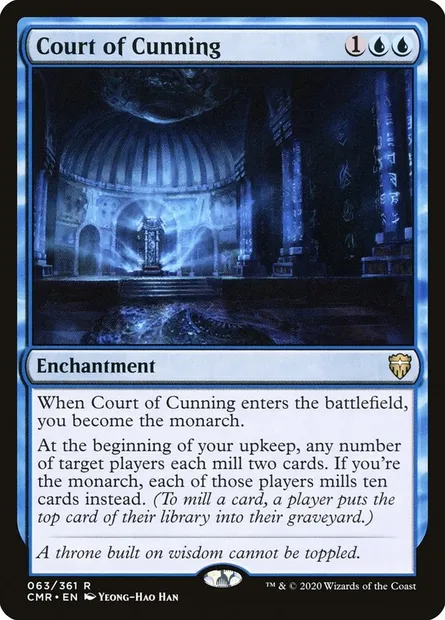 Court of Cunning, Magic card CMR 63 — Commander Legends set