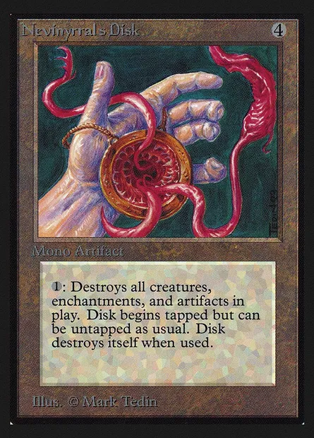 Nevinyrral's Disk, Magic card CEI 267 — Intl. Collectors' Edition set