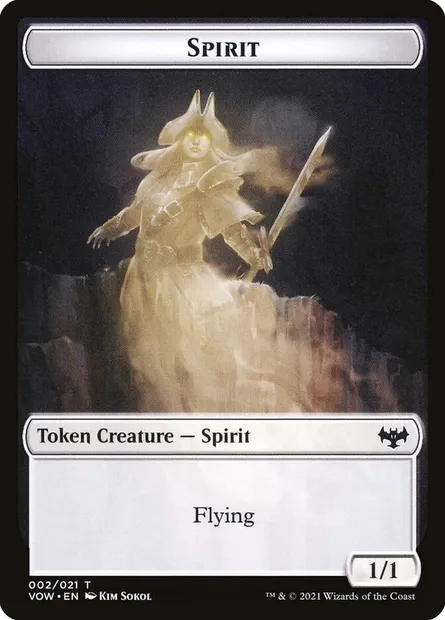 Spirit, Magic card TVOW 2 — Innistrad: Crimson Vow Tokens set