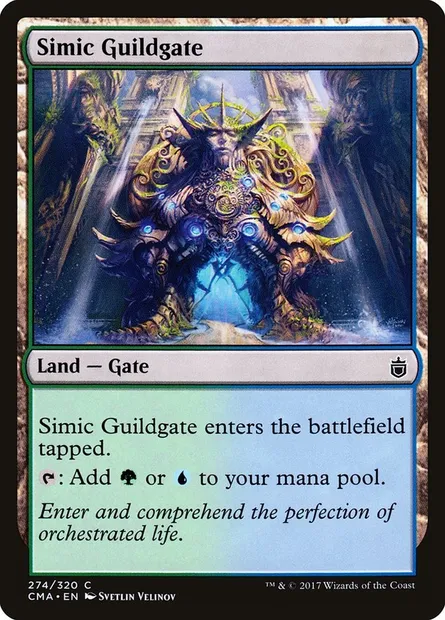 Simic Guildgate, Magic card CMA 274 — Commander Anthology set