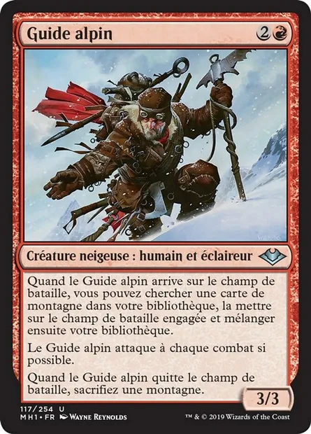 Guide alpin, carte Magic MH1 117 — extension Horizons du Modern