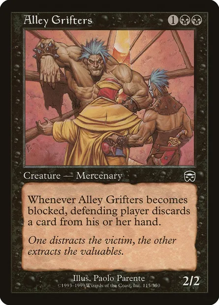 Filous des allées, carte Magic MMQ 115 — extension Masques de Mercadia