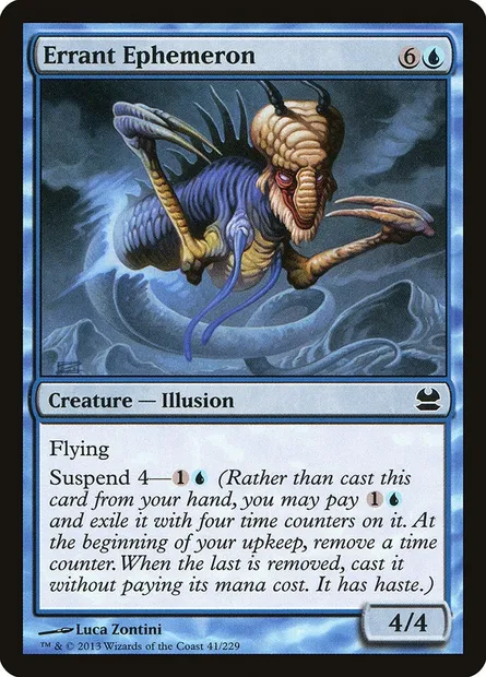 Errant Ephemeron, Magic card MMA 41 — Modern Masters set
