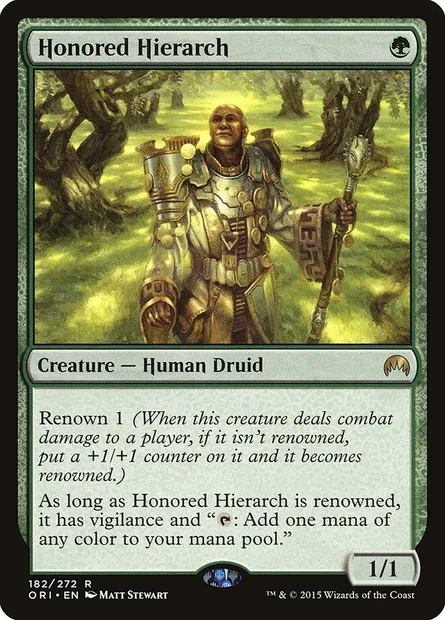 Honored Hierarch, Magic card ORI 182 — Magic Origins set