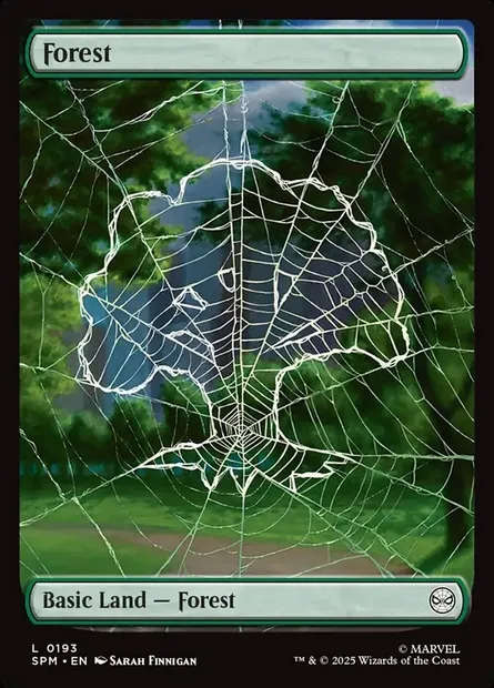 Forest, Magic card SPM 193 — Marvel's Spider-Man set