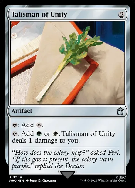 Talisman of Unity, Magic card WHO 254 — Doctor Who set