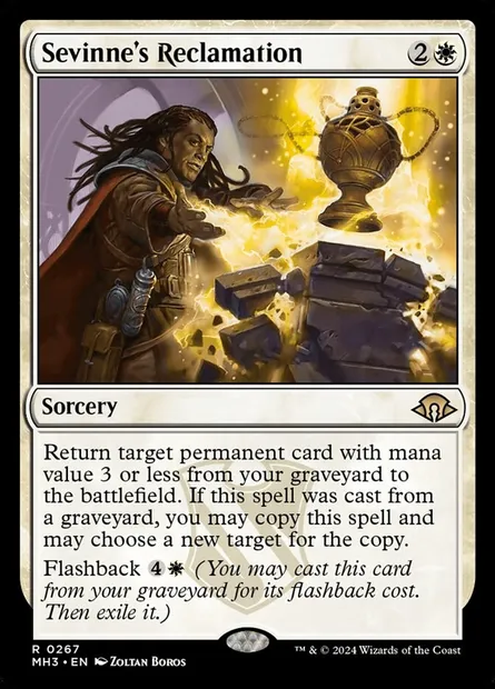 Sevinne's Reclamation, Magic card MH3 267 — Modern Horizons 3 set