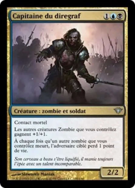 Capitaine du diregraf, carte Magic DKA 135 — extension Obscure Ascension