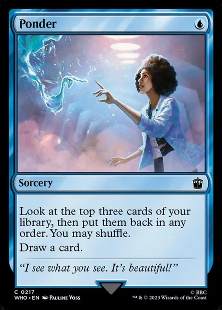 Ponder, Magic card WHO 217 — Doctor Who set