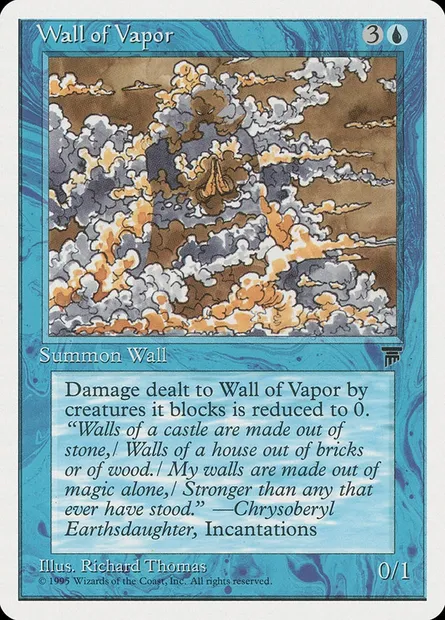Wall of Vapor, Magic card CHR 27 — Chronicles set