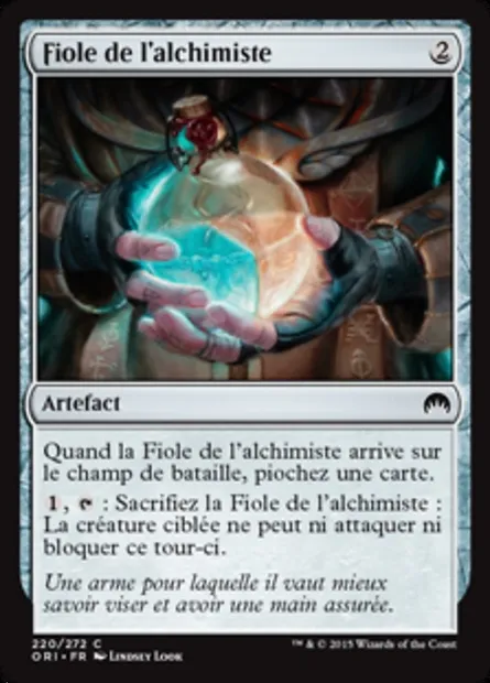 Fiole de l'alchimiste, carte Magic ORI 220 — extension Magic Origines