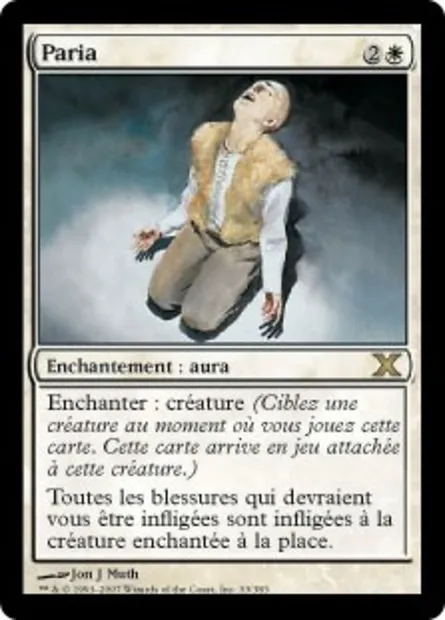 Paria, carte Magic 10E 33 — extension Dixième édition