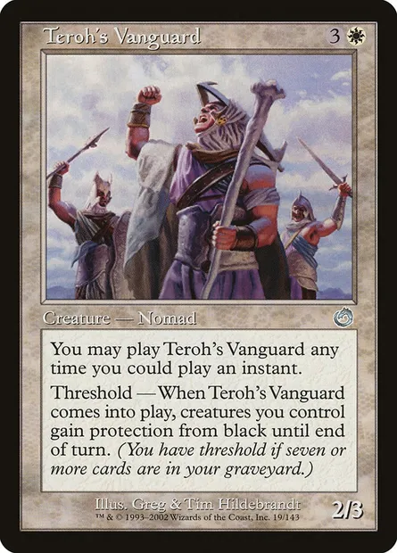 Teroh's Vanguard, Magic card TOR 19 — Torment set