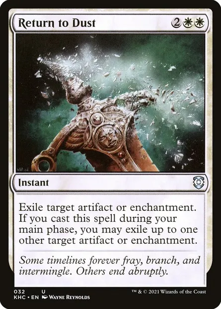 Return to Dust, Magic card KHC 32 — Kaldheim Commander set