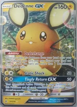 Dedenne GX, carte Pokémon WCD19 057-4 — extension World Championship Decks 2019