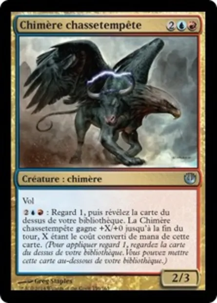 Chimère chassetempête, carte Magic JOU 156 — extension Incursion dans Nyx