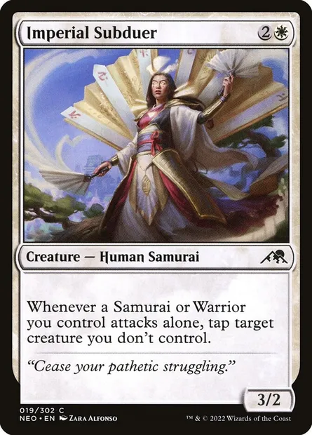 Imperial Subduer, Magic card NEO 19 — Kamigawa: Neon Dynasty set