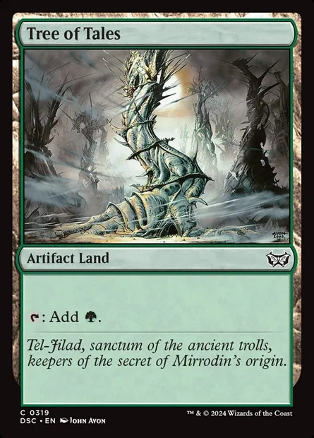 Tree of Tales, Magic card DSC 319 — Duskmourn: House of Horror Commander set