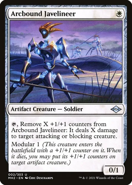 Arcbound Javelineer, Magic card MH2 2 — Modern Horizons 2 set