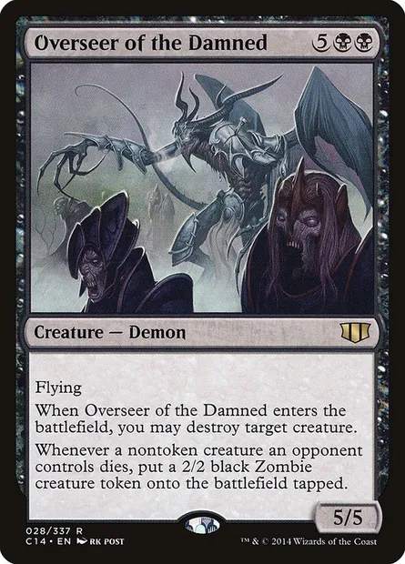 Overseer of the Damned, Magic card C14 28 — Commander 2014 set