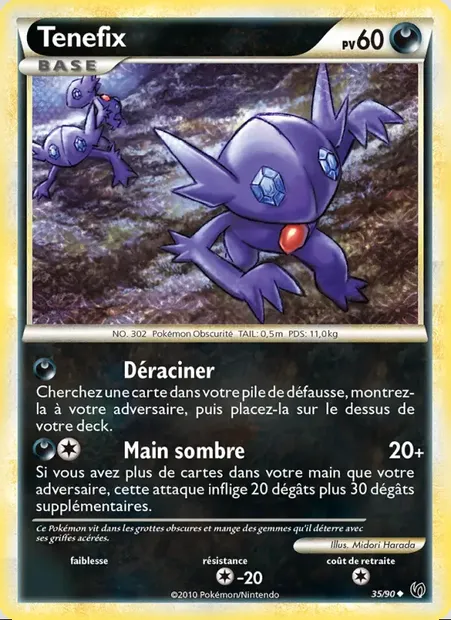 Ténéfix, carte Pokémon UD 35 — extension Indomptable