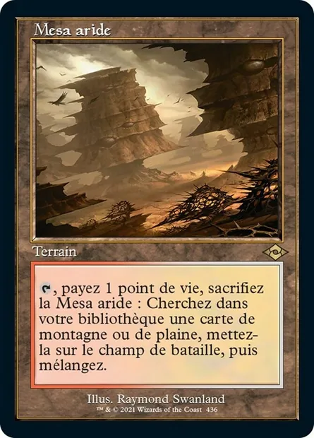 Mesa aride, carte Magic MH2 436 — extension Horizons du Modern 2