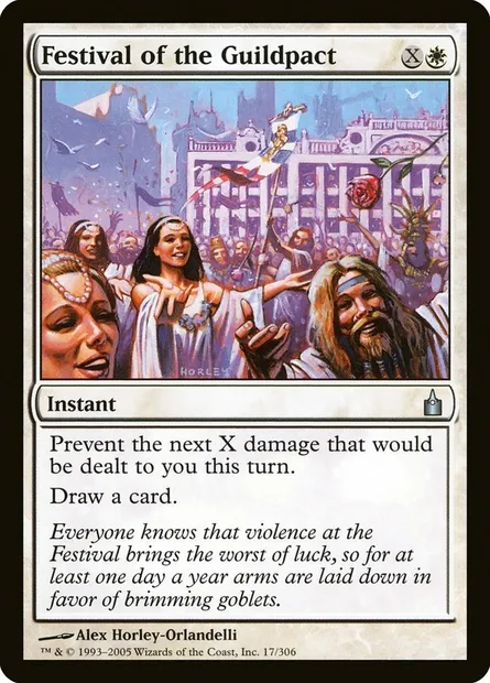 Festival du Pacte des Guildes, carte Magic RAV 17 — extension Ravnica: La Cité des Guildes