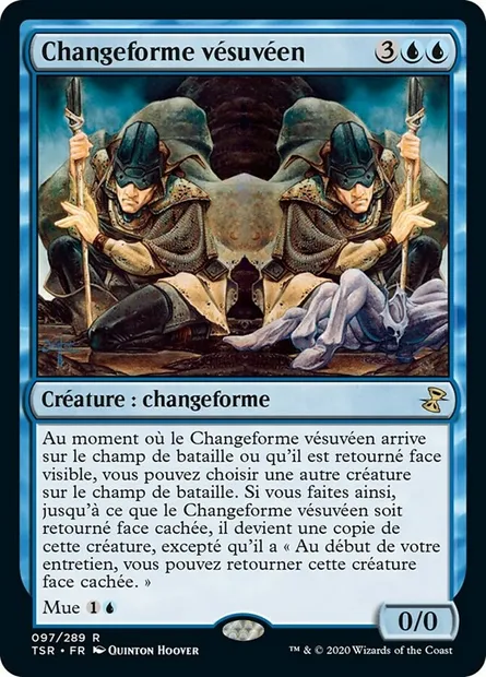 Changeforme vésuvéen, carte Magic TSR 97 — extension Spirale Temporelle Remastered