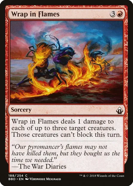 Wrap in Flames, Magic card BBD 188 — Battlebond set