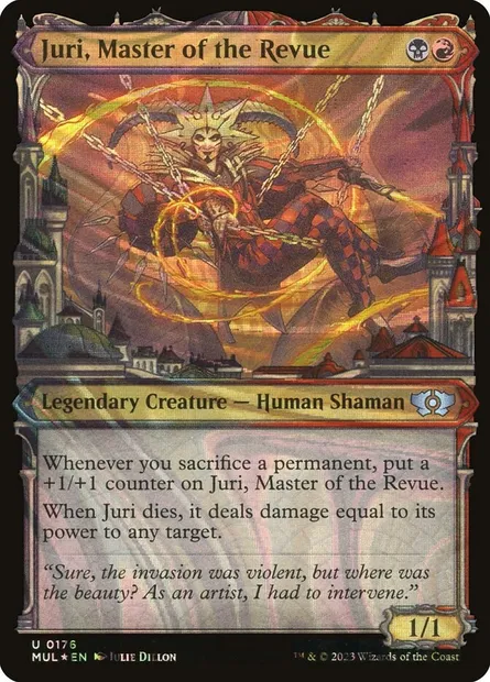 Juri, maître de la Revue, carte Magic MUL 176 — extension Multiverse Legends