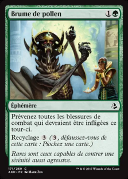 Brume de pollen, carte Magic AKH 171 — extension Amonkhet