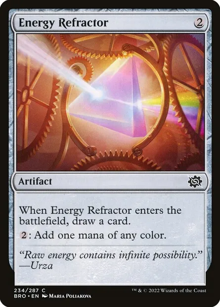 Energy Refractor, Magic card BRO 234 — The Brothers' War set
