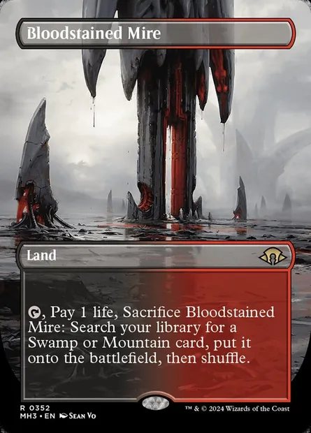 Bloodstained Mire, Magic card MH3 352 — Modern Horizons 3 set