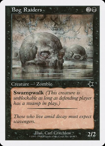 Bog Raiders, Magic card S99 66 — Starter 1999 set
