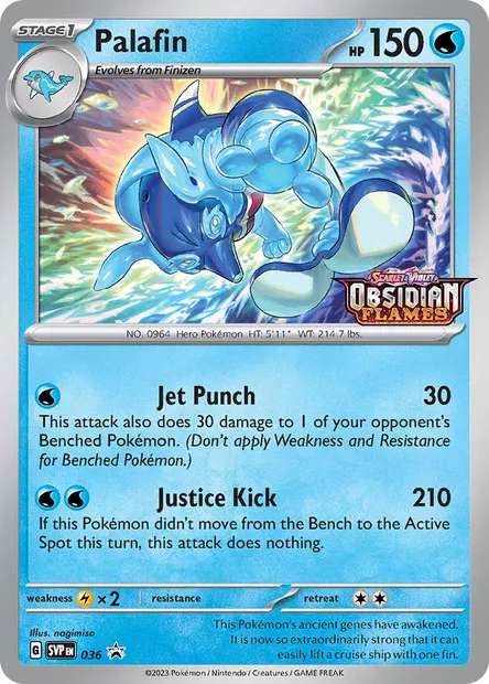 Palafin, Pokémon card PR-SV 036 — SVP Black Star Promos set