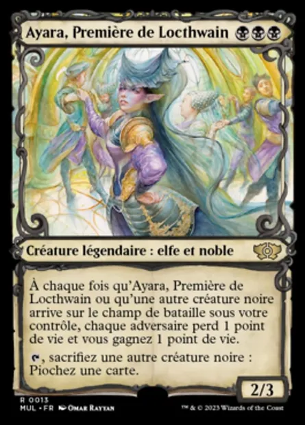 Ayara, Première de Locthwain, carte Magic MUL 13 — extension Multiverse Legends