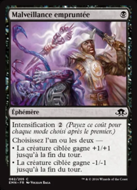 Malveillance empruntée, carte Magic EMN 82 — extension La lune hermétique