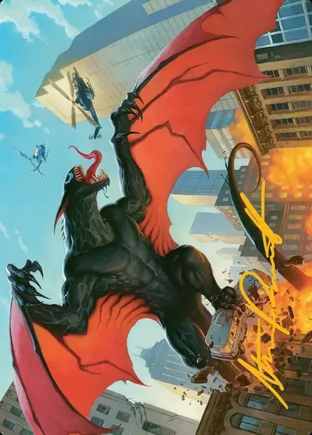 Grendel, Spawn of Knull // Grendel, Spawn of Knull, carte Magic ASPM 54 — extension Marvel's Spider-Man Art Series