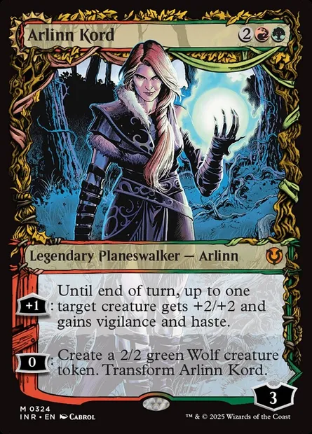 Arlinn Kord // Arlinn, étreinte par la lune, carte Magic INR 324 — extension Innistrad Remastered