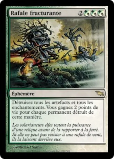 Rafale fracturante, carte Magic SHM 227 — extension Sombrelande