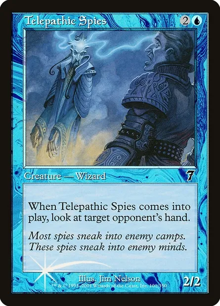 Telepathic Spies, Magic card 7ED 101★ — Seventh Edition set