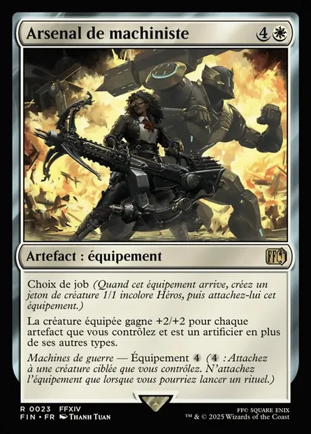Arsenal de machiniste, carte Magic FIN 23 — extension Final Fantasy